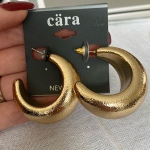 Cara Gold earrings, brand new, $24.99